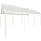 Impact Canopy Carport 10 FT 8In x 20 FT, 8 legs, Steel Pipes, White 070018003 - alternate 1
